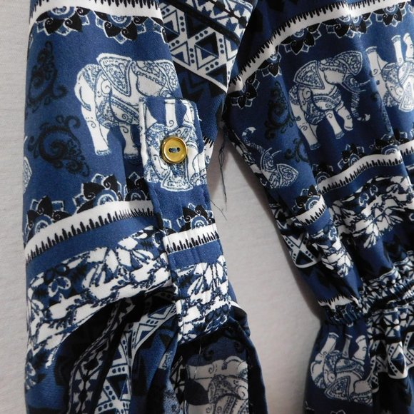 RUE 21 Elephant Print Dress size S - Picture 3 of 5